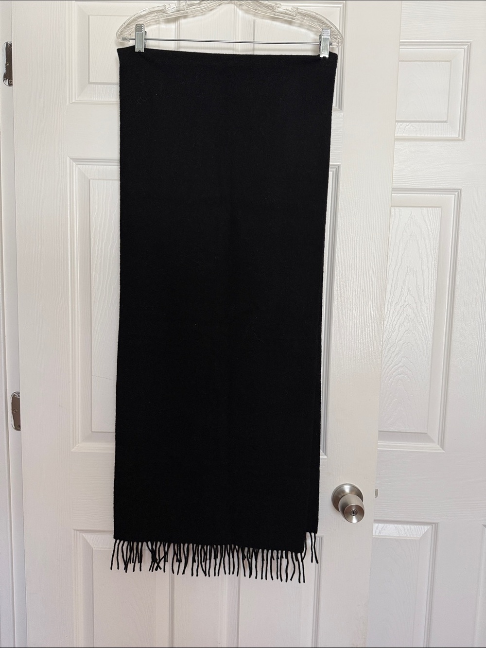 Aritzia Black Wool Scarf
